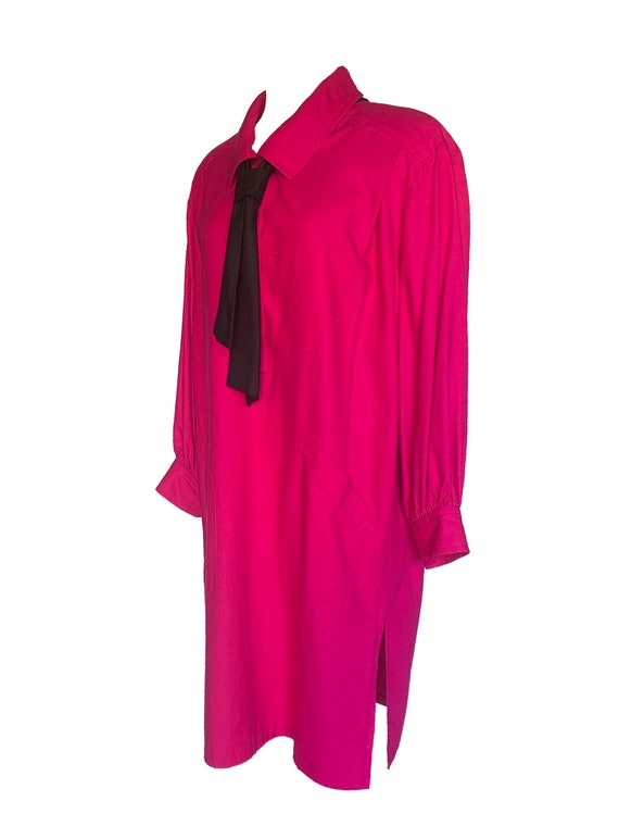 70's YSL Magenta Dress - image 4