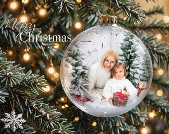 Weihnachts Familienfoto Postkarte Vorlage 13x7 PSD Druck Layout