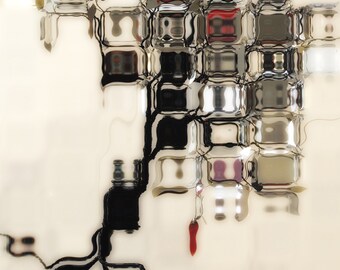 Abstract Tree Metal Print: Contemporary Aluminum Wall Art 20x30