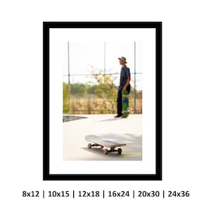 Skateboarding, Photography Print, Wall Art