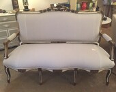 Vintage French Sofa Settee New Upholstery