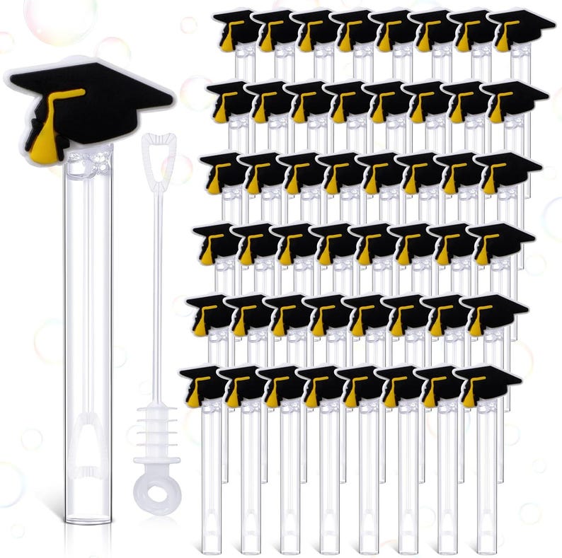 Pop Into the Next Chapter Graduation Bubble Favor Card | Personalized ...