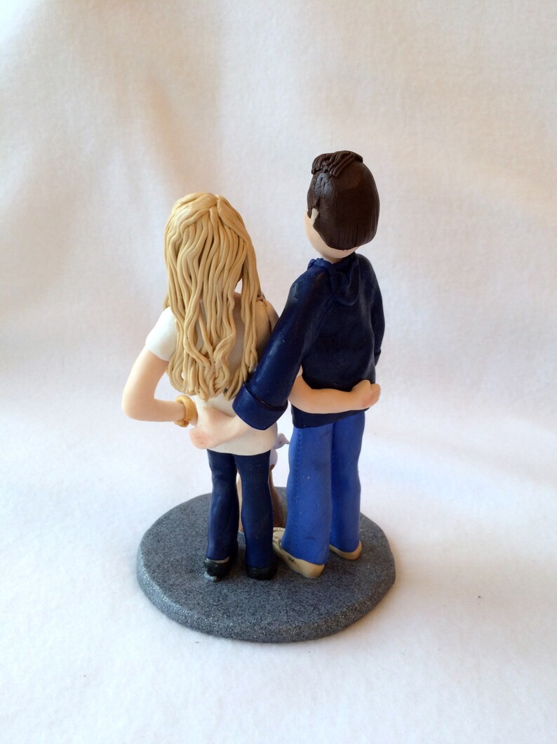 Custom Couple Polymer Clay Figurine Custom Couple Clay Cake - Etsy