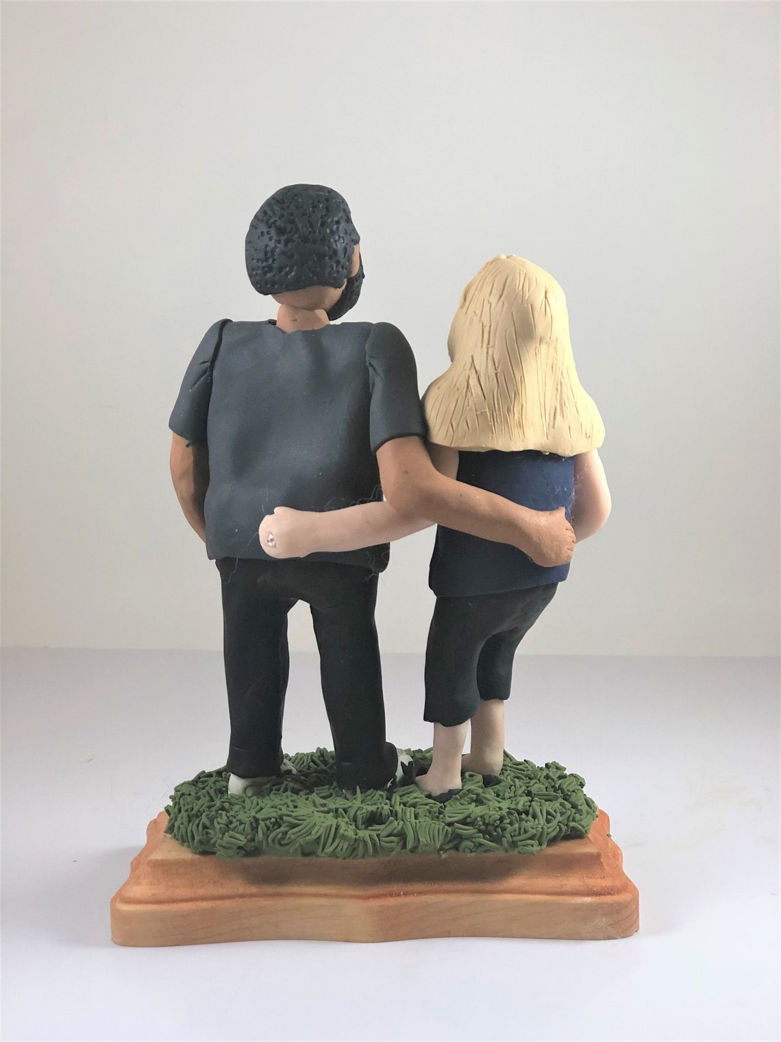 Custom Polymer Clay Couple Figurine Polymer Clay Husband and Etsy