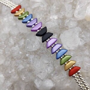 BTS OT7 Beaded Bracelet Rainbow