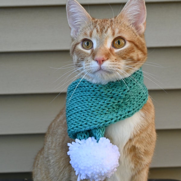 Knitted Cat Scarf-Multiple colors available