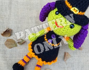 Crochet Witch Pattern: Witchy Amigurumi Doll (PDF Pattern)
