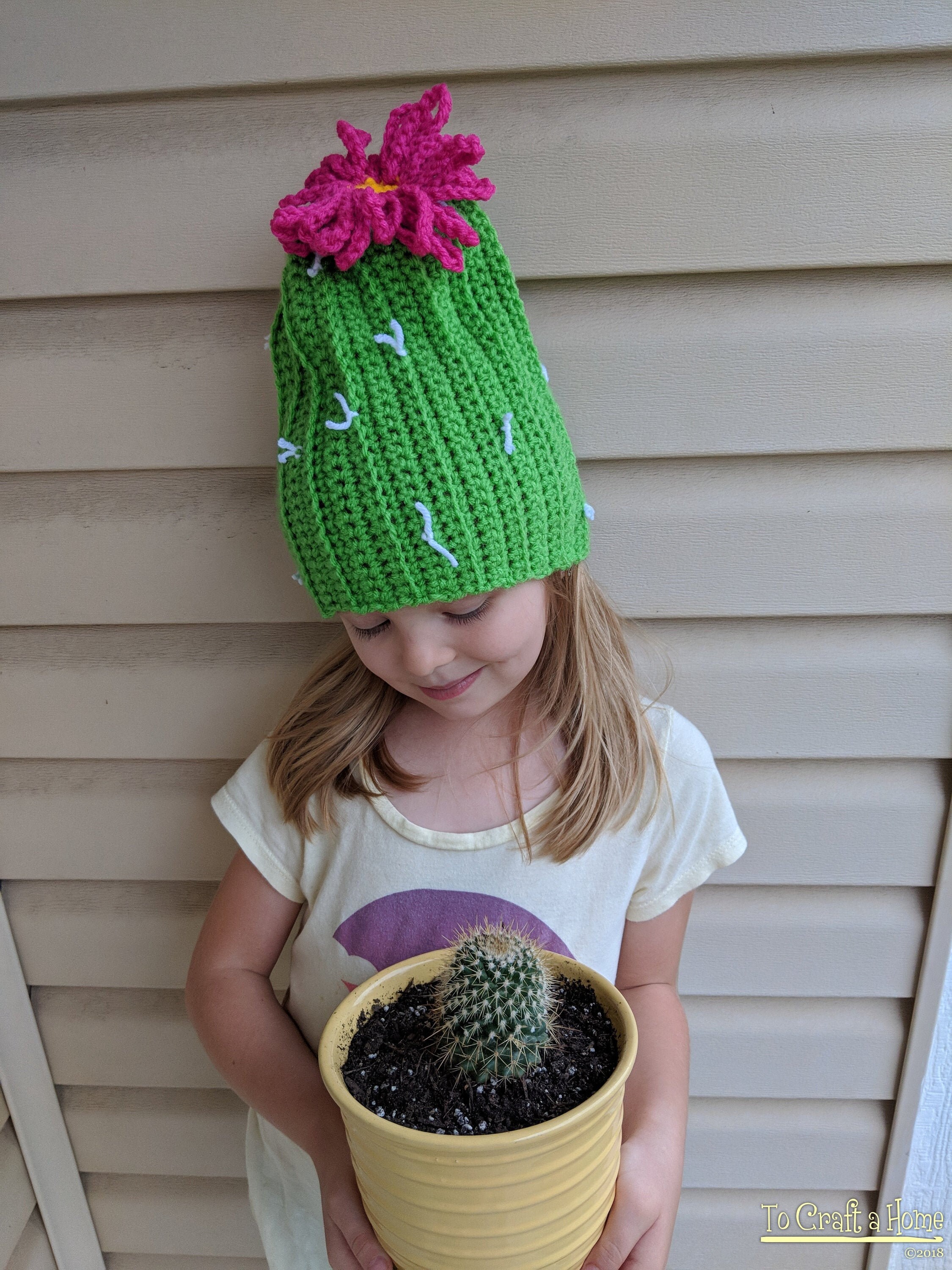 READY TO SHIP Crochet Cactus Hat-cactus 