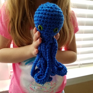 MADE TO ORDER Crochet Octopus Crocheted Octopus Small Octopus Toy Octopus Toy Octopus Plush image 5