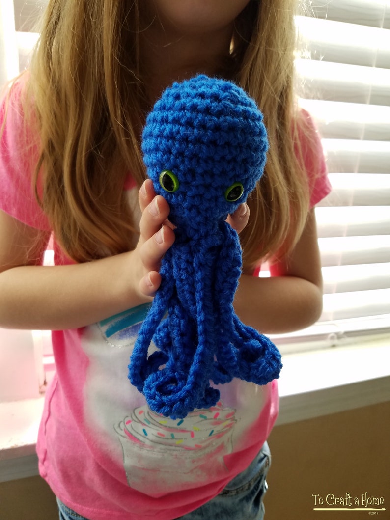 MADE TO ORDER Crochet Octopus Crocheted Octopus Small Octopus Toy Octopus Toy Octopus Plush image 5