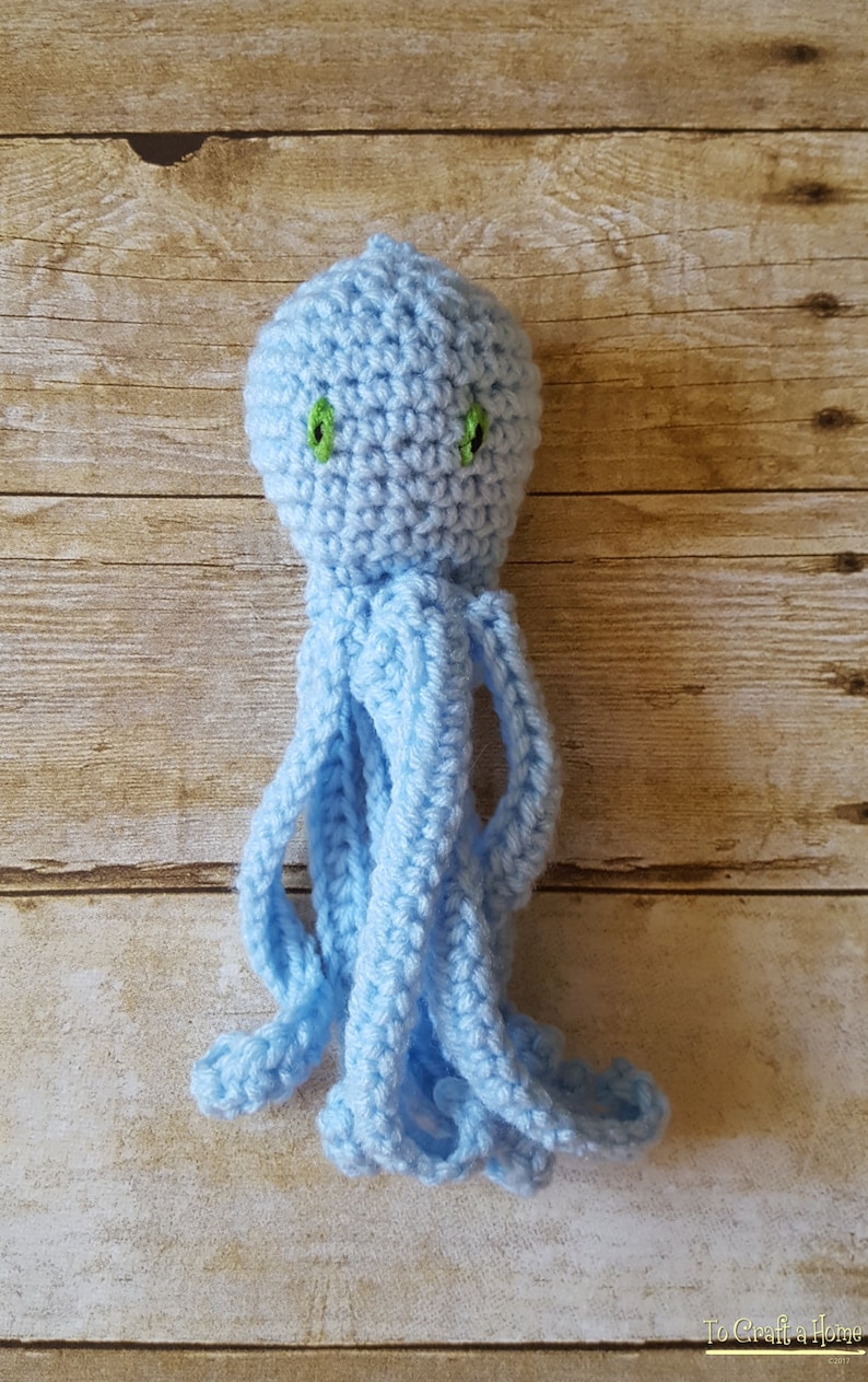 MADE TO ORDER Crochet Octopus Crocheted Octopus Small Octopus Toy Octopus Toy Octopus Plush image 6