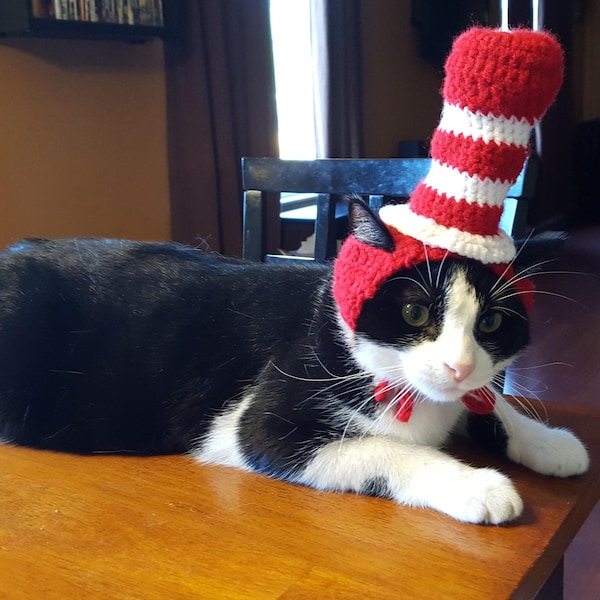 PDF NUR Gestreifte Katzenmütze Häkelanleitung