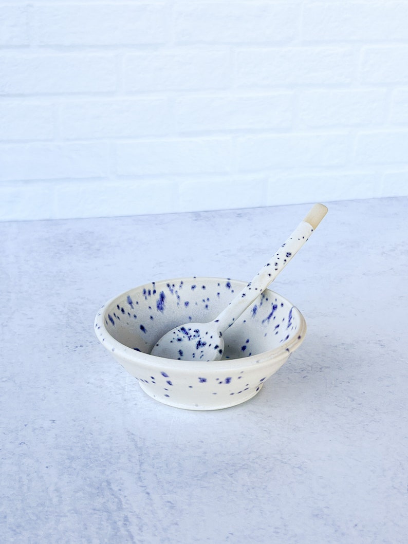 BEST SELLER Small Bowl Speckled Indigo