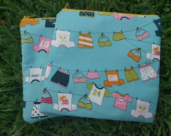 orange nautical Lucy/'s Crab Shack Coins Baby Crib quilt navy blue pink aqua white green