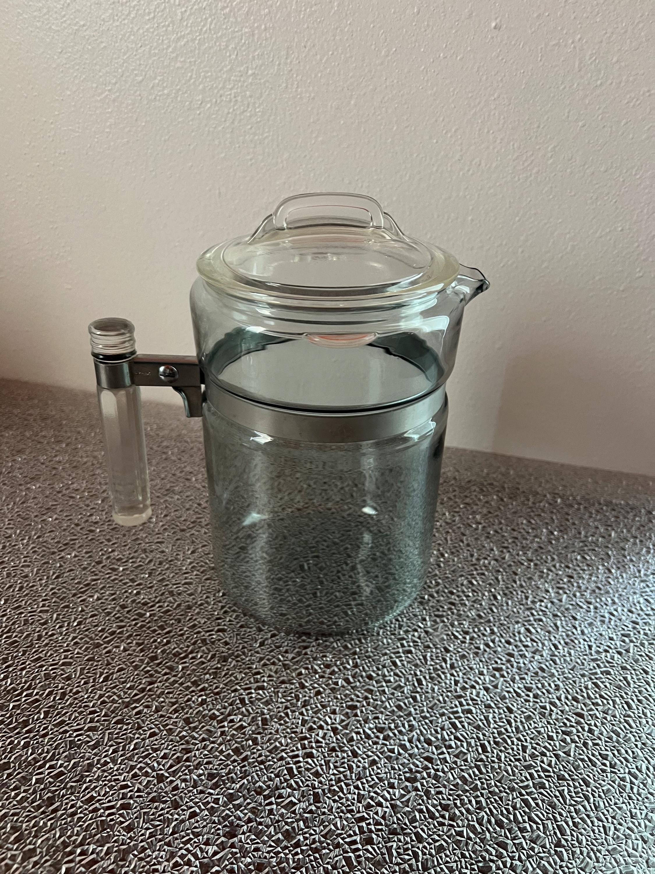 Vintage Pyrex Percolator Flameware 6 Cup Coffee Pot Retro 7826-B