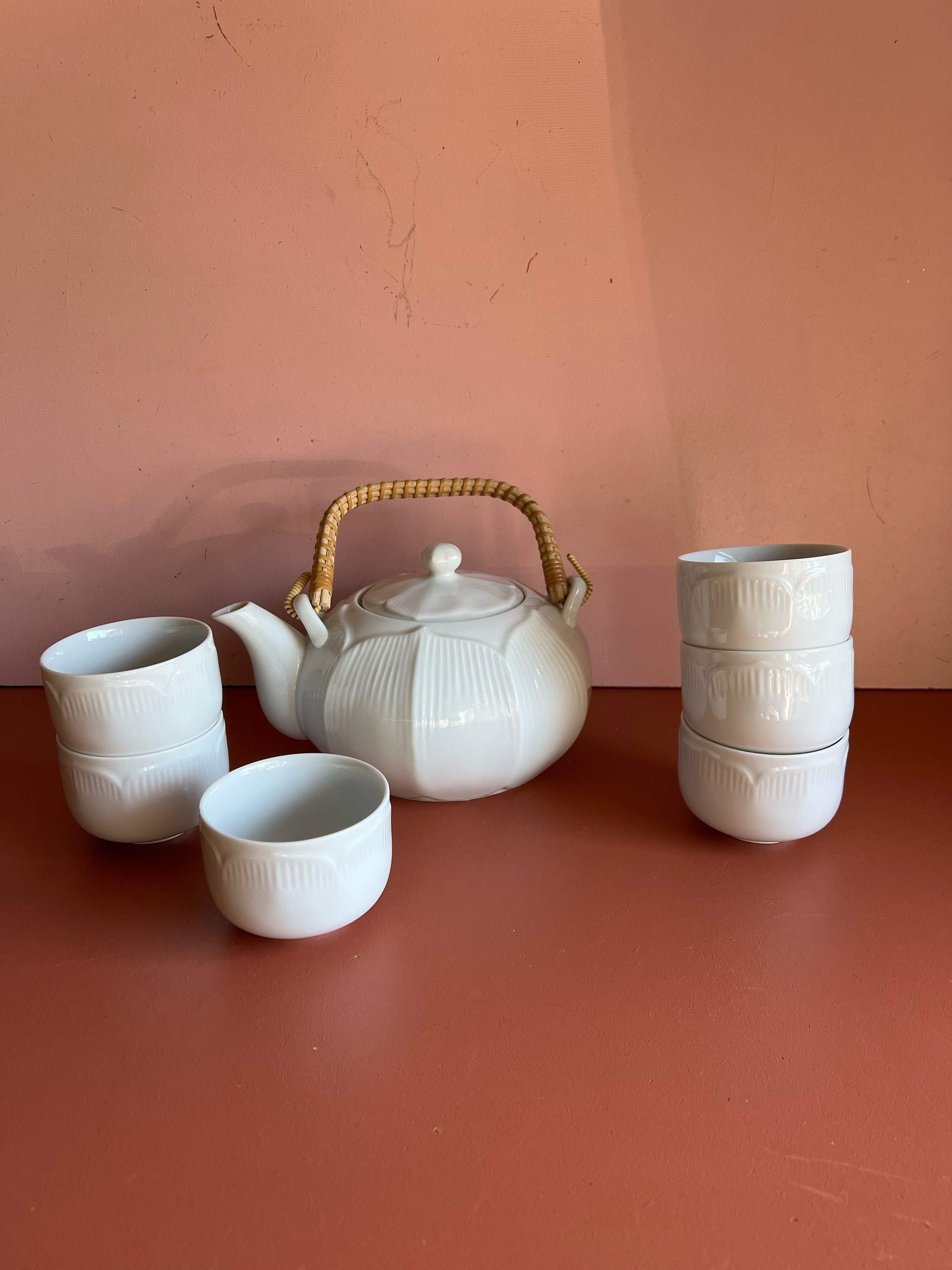 Moon Ceramic Tea Set Rotating Tea Maker For Home And Office - Temu