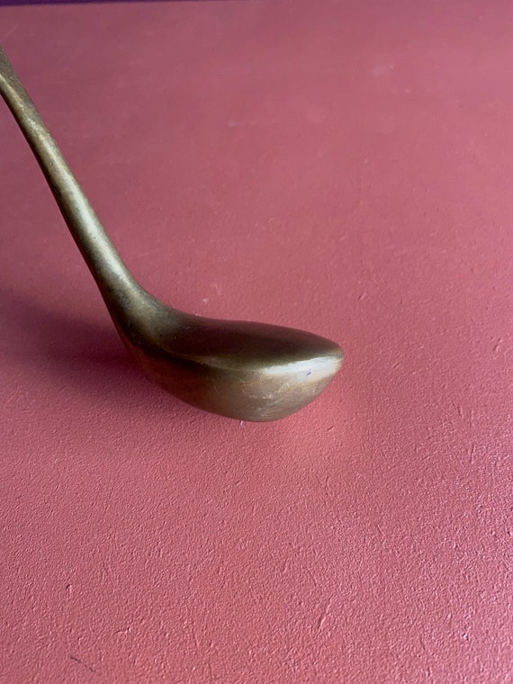 vintage solid brass golf club shoehorn - image 5