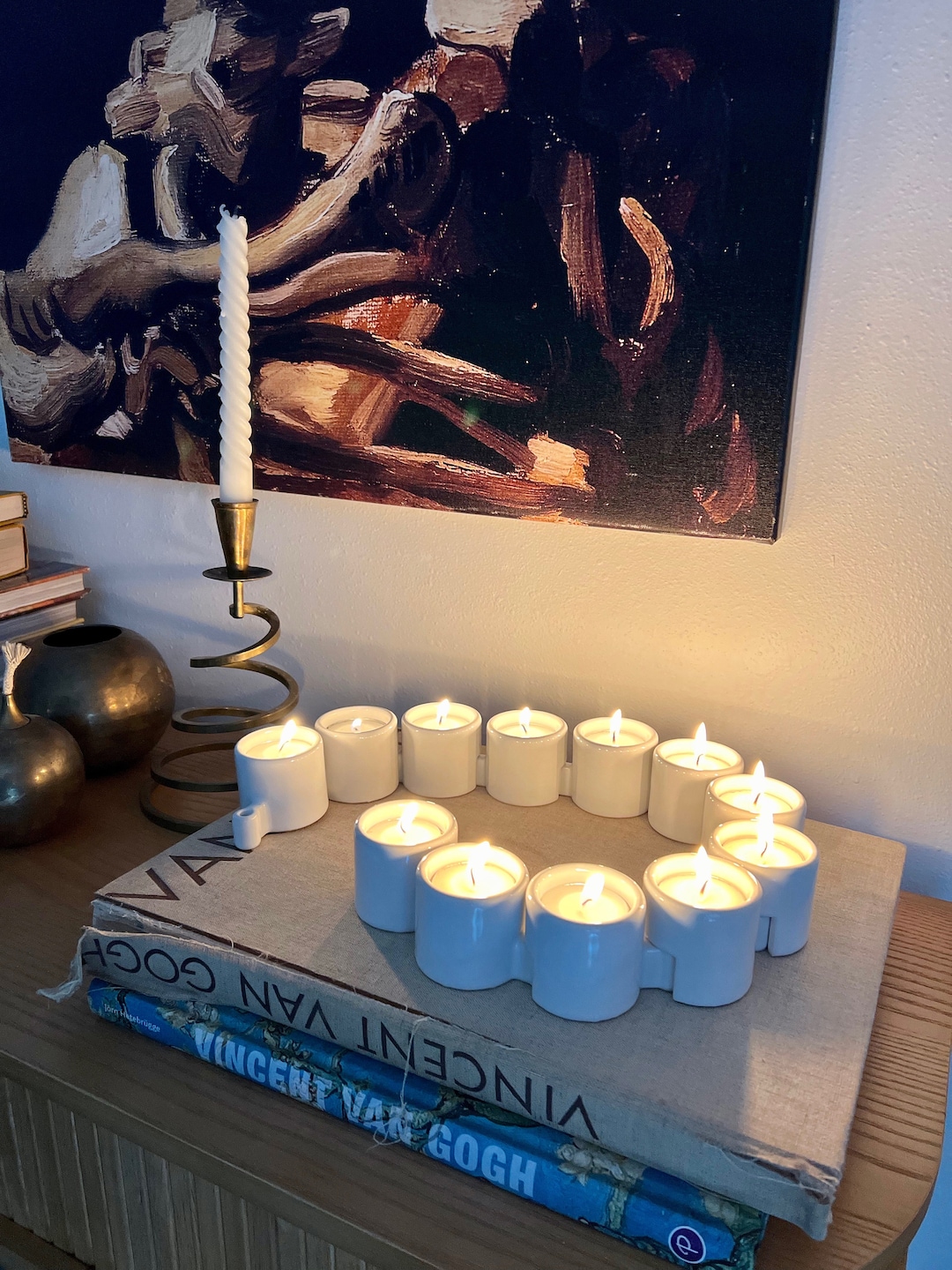Vintage Ikea PS Värmeljushållare Interlocking Candleholders - Etsy