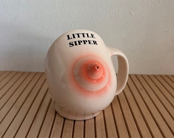 vintage Little Sipper boob mug nipple mug mature humor