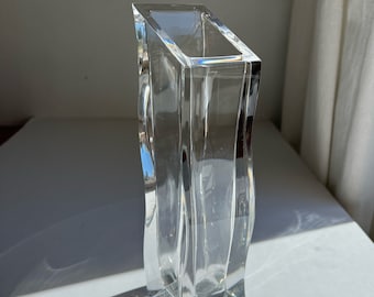 vintage Lenox Crystal Serenity vase wavy design