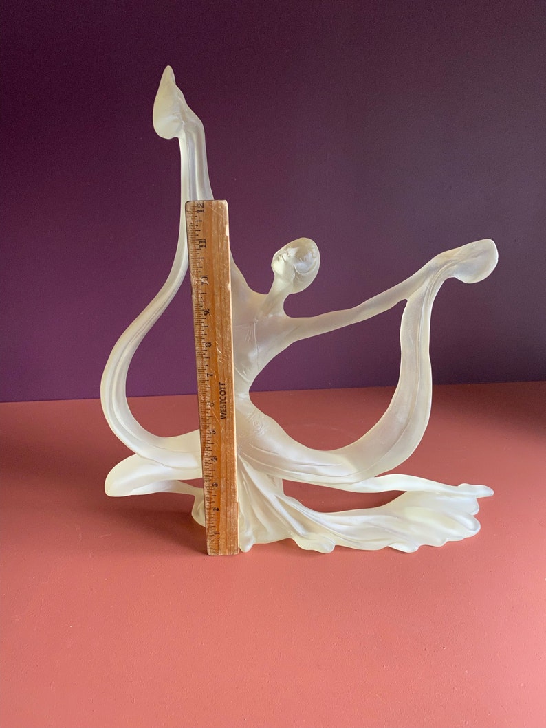 Vintage Mirage Bohemia Lucite Art Deco Woman Figurine Etsy