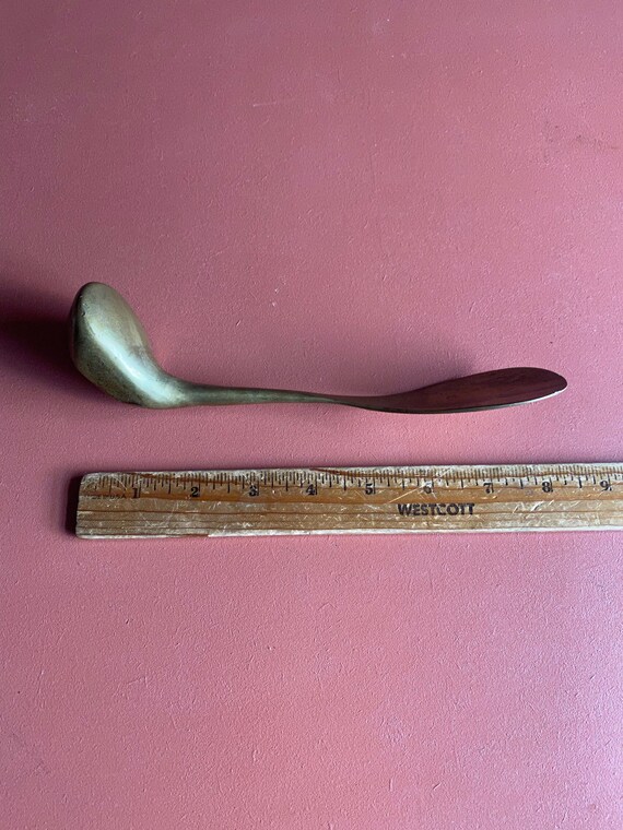 vintage solid brass golf club shoehorn - image 8