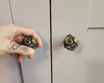 Octopus knobs, nautical knobs, kitchen cabinet hardware, kraken home decor, cabinet knobs, octopus gifts, tentacle knob, bureau knobs