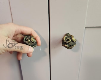 Octopus knobs, nautical knobs, kitchen cabinet hardware, kraken home decor, cabinet knobs, octopus gifts, tentacle knob, bureau knobs