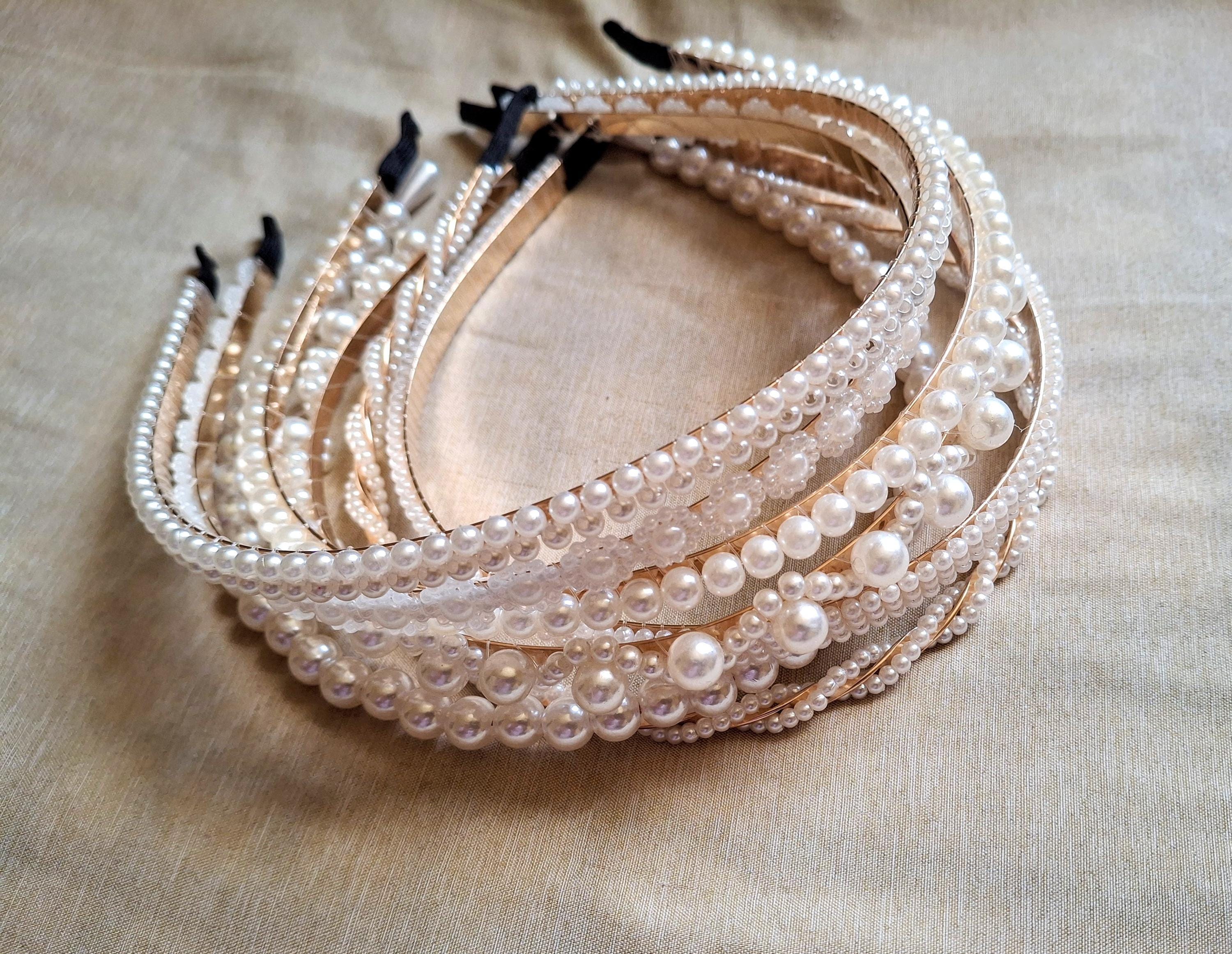 Padded Headband Pearl - Etsy display picture 2