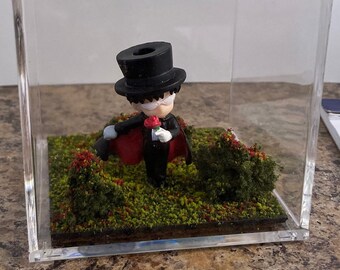 Tuxedo Man - 3 inch Decorative Diorama Cube