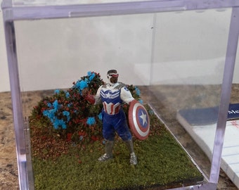 Captain America - 3 inch Decorative Diorama Cube