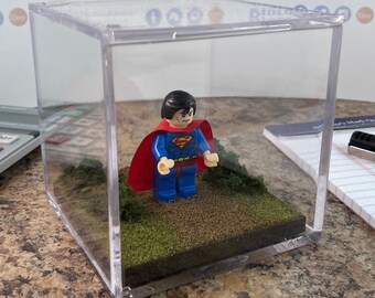 LEGO Superman - 3 inch Decorative Diorama Cube