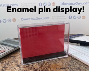 Enamel Pin Protective Display Case *Magnetic* (various colors)
