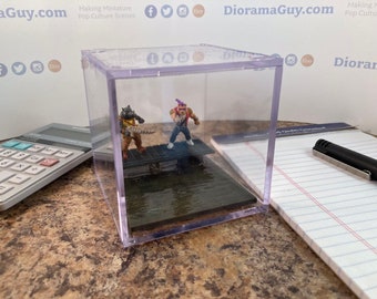 Rocksteady and Bebop - 3 inch Decorative Diorama Cube