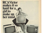 RCA VICTOR 1965 RCA Victor Television Advertisement
