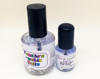 Quick Dry Top Coat Nail Polish - for a speedy manicure / vegan / nontoxic / cruelty free