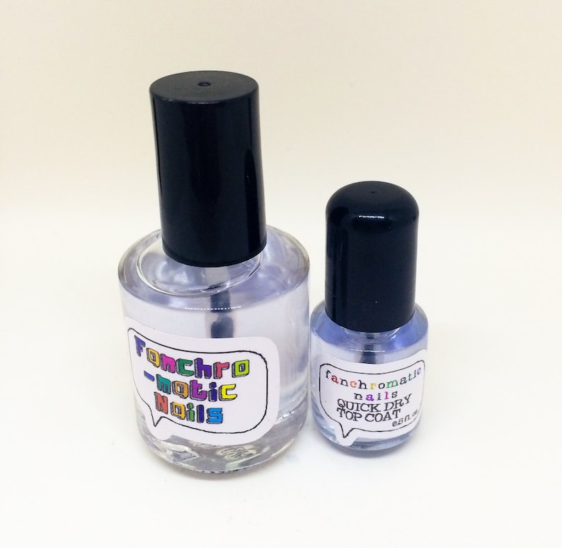 Quick Dry Top Coat Nail Polish for a Speedy Manicure / Vegan Etsy