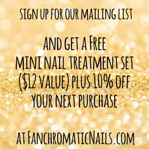SIX mini nail polishes buy 5 get 1 free YOU PICK Fanchromatic Nails / vegan / nontoxic / cruelty free image 10