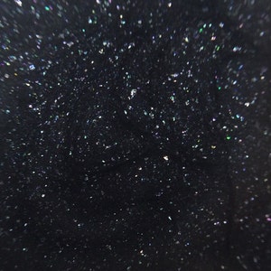 Into the Black Nail Polish very special shimmery black / vegan / nontoxic / cruelty free image 4