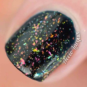 Pelvic Sorcery Nail Polish - color shifting metallic flakies / vegan / nontoxic / cruelty free