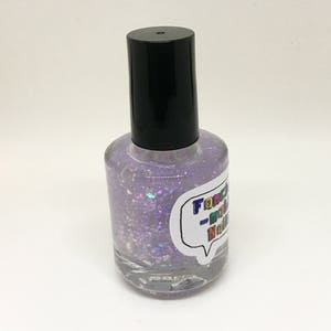 I Am In A Dream Nail Polish color-shifting flakie holo top coat / vegan / nontoxic / cruelty free image 5