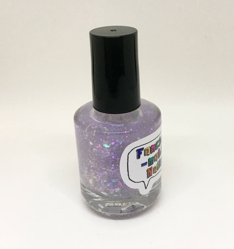 I Am In A Dream Nail Polish color-shifting flakie holo top coat / vegan / nontoxic / cruelty free image 5