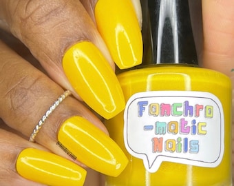 The Precious Sun Nail Polish - rich buttery yellow creme