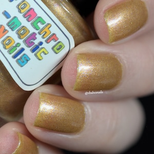 The Deadly Desert Nail Polish: sandy tan with a secret shimmer