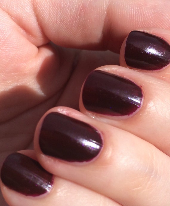 Burgundy Bloodbath Nail Polish, mission accomplished! this masterful deep  burgundy red nail polish affirms you really nailed it! celebrating moments  collection.