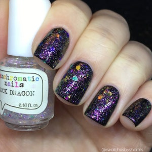 Luck Dragon Nail Polish - iridescent glitter top coat