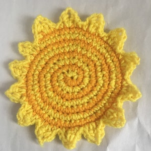 Single Sunshine Swirl Coaster