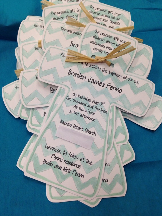 Items similar to Baptism Invitation on Etsy