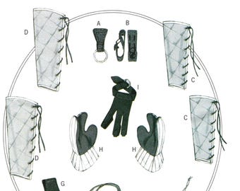 Butterick 5733 Skapar Historia Medeltida Dräkttillbehör Sömnadsmönster