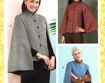 Butterick B6603 Mönster för fröknars kappor